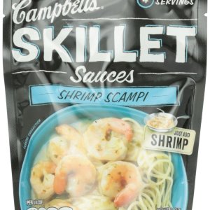 Campbell’s Salsas de sartén Camarones Scampi (paquete de 2) Bolsas de 9 oz Campbell’s Salsas de sartén Camarones Scampi (paquete de 2) Bolsas de 9 oz