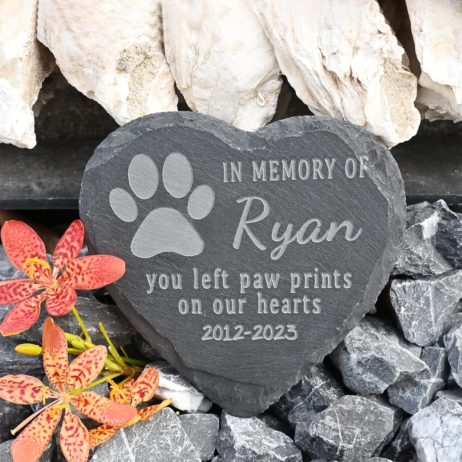 Regalos conmemorativos para mascotas, piedra conmemorativa personalizada para mascotas, regalo de recuerdo de mascotas, en memoria de perro gato,