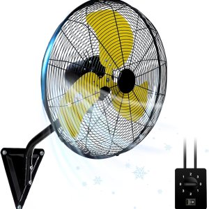 Ventilador de montaje en pared de 18 pulgadas, ventilador oscilante de 120 y ventilador de pared de alta velocidad de 3 velocidades, ventilador de Ventilador de montaje en pared de 18 pulgadas, ventilador oscilante de 120 y ventilador de pared de alta velocidad de 3 velocidades, ventilador de