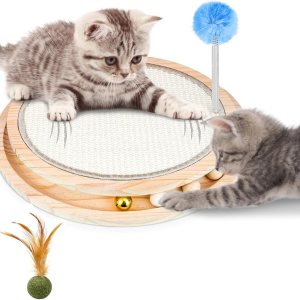 Juguete para rascar para gatos, almohadilla rascador de sisal, almohadilla de rascador de sisal, rascador redondo para gatos, juguete divertido con Juguete para rascar para gatos, almohadilla rascador de sisal, almohadilla de rascador de sisal, rascador redondo para gatos, juguete divertido con