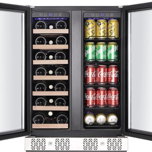 Empava Refrigerador de vino y bebidas, plata Empava Refrigerador de vino y bebidas, plata