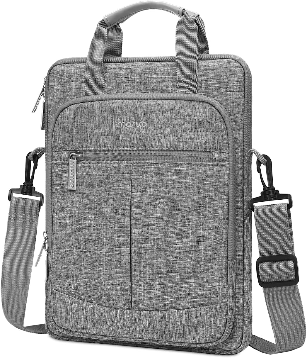 MOSISO Bolsa de hombro vertical para laptop compatible con MacBook AirPro, portátil de 13-13.3 pulgadas, compatible con MacBook Pro 14 2023-2021