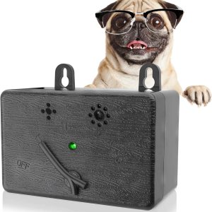 BELMAKS Dispositivo ultrasónico de control de ladridos para perros, dispositivos ultrasónicos de 50 pies para detener los ladridos de perro con 3 BELMAKS Dispositivo ultrasónico de control de ladridos para perros, dispositivos ultrasónicos de 50 pies para detener los ladridos de perro con 3