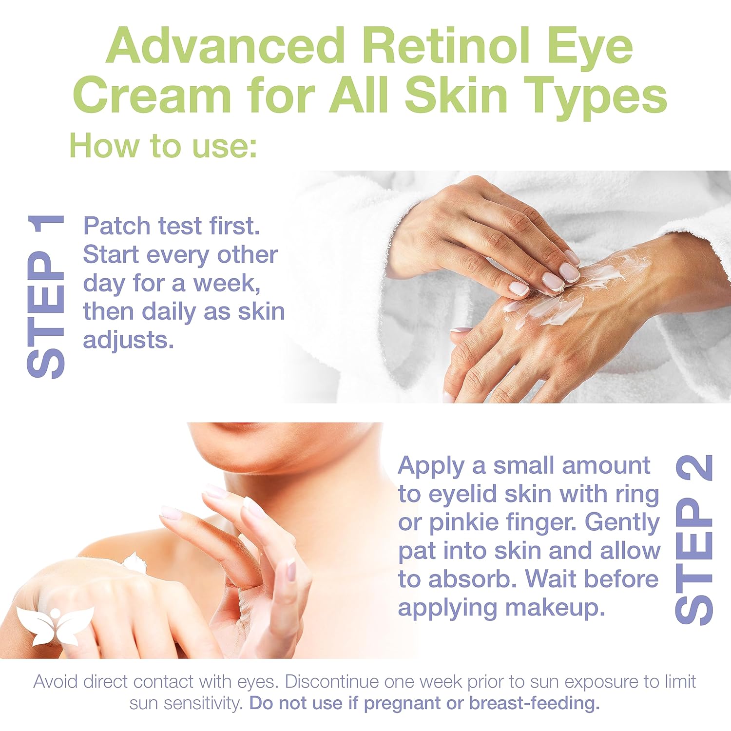 YOUN Beauty Crema de ojos Retinol por Holistic Plastic Surgeon Dr. Anthony Youn – Crema de ojos de noche sin parabenos con 1% de retinol y ácido