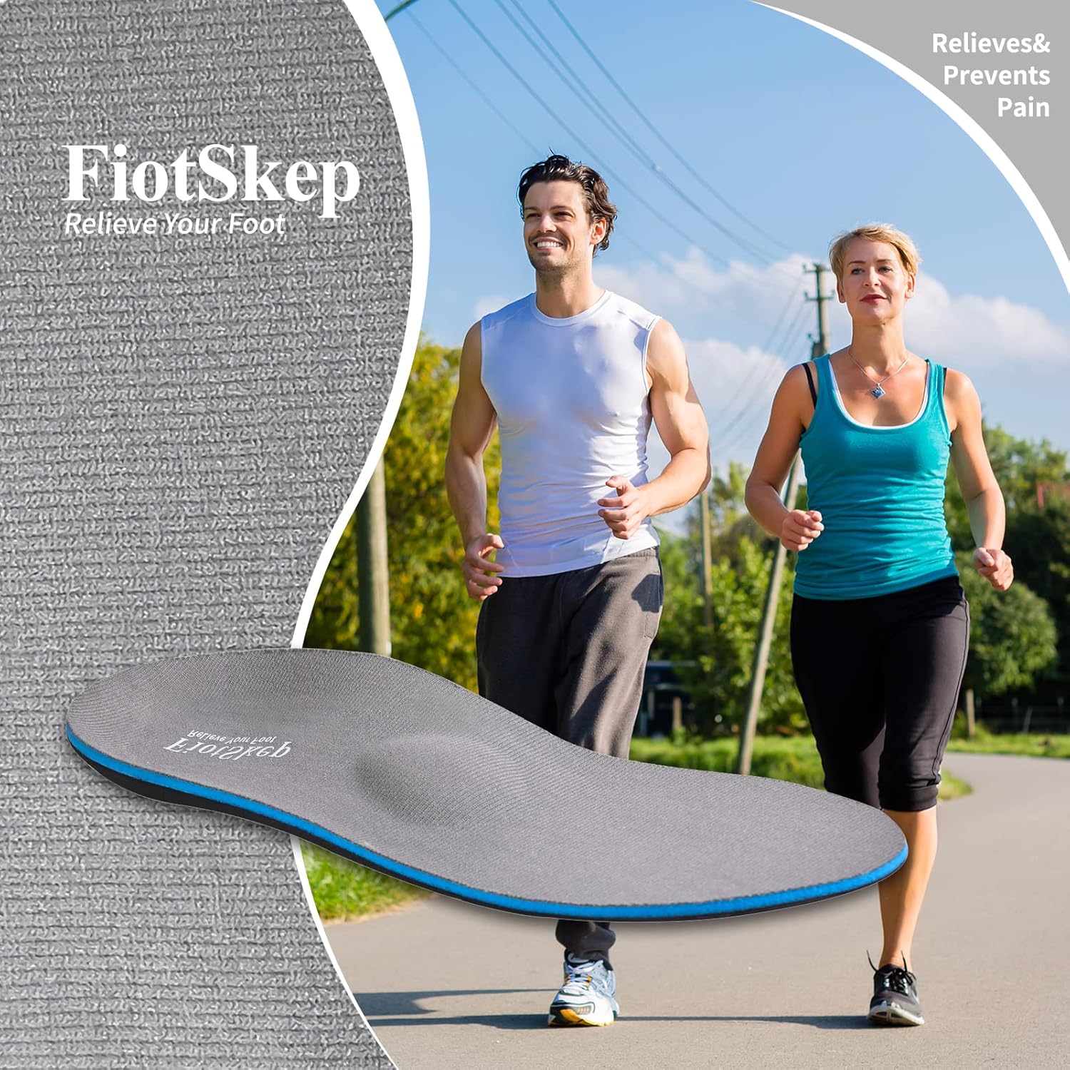 FiotSkep Almohadilla metatarsiana de arco alto para neuroma de Morton, insertos de dolor de bola de pie, fascitis plantar, pies planos, espuma