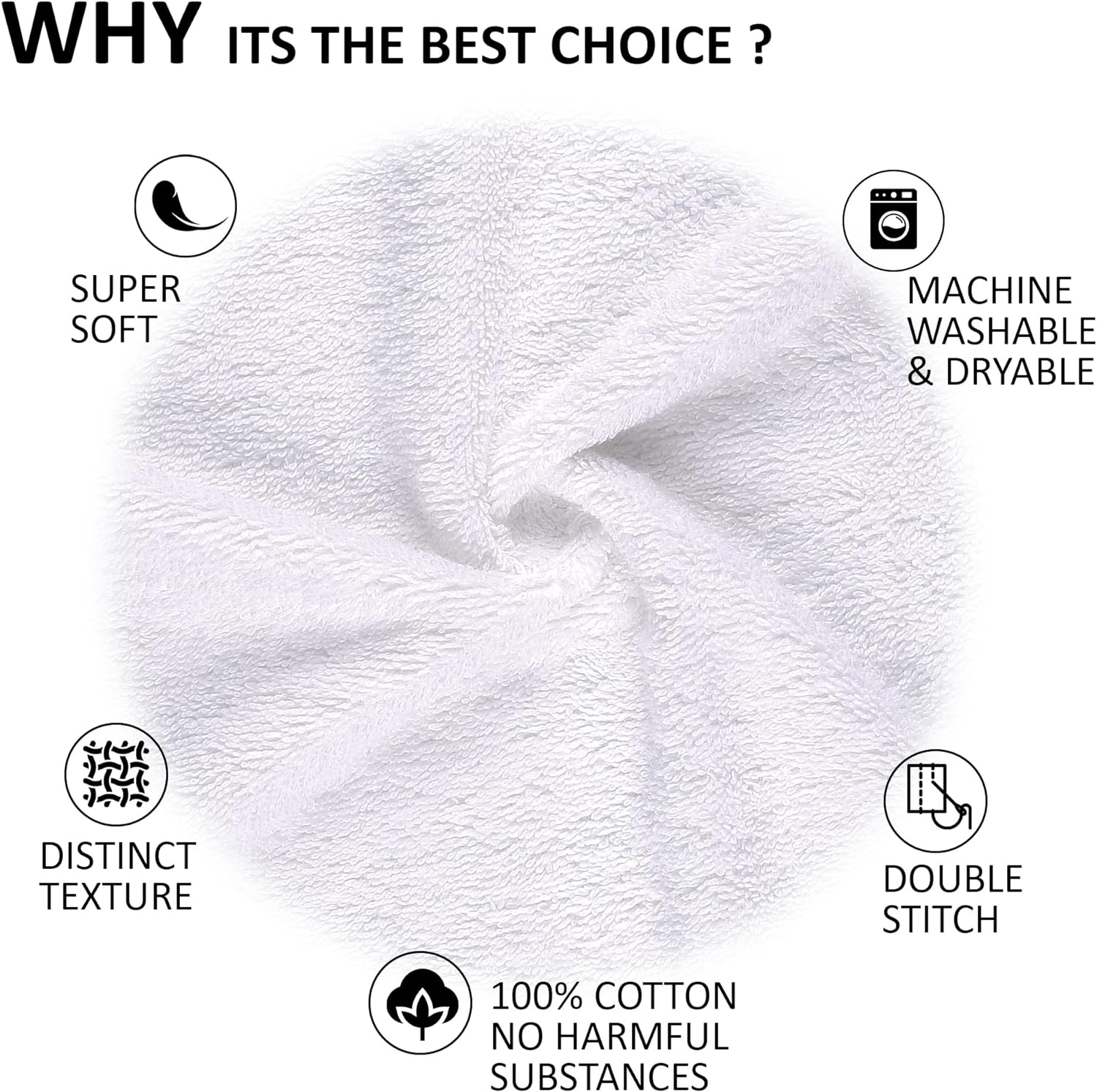 All Design – Toalla de baño extragrande, 100% algodón hilado en anillo, absorbente y de secado rápido, de calidad supersuave (2 unidades, 35 x 70