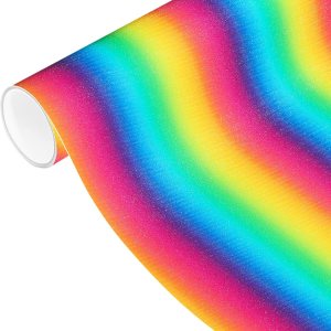 VINYL FROG Rollo de vinilo adhesivo Rainbow Shimmer de 12 x 60 pulgadas, vinilo permanente brillante para Cricut para proyectos de manualidades VINYL FROG Rollo de vinilo adhesivo Rainbow Shimmer de 12 x 60 pulgadas, vinilo permanente brillante para Cricut para proyectos de manualidades