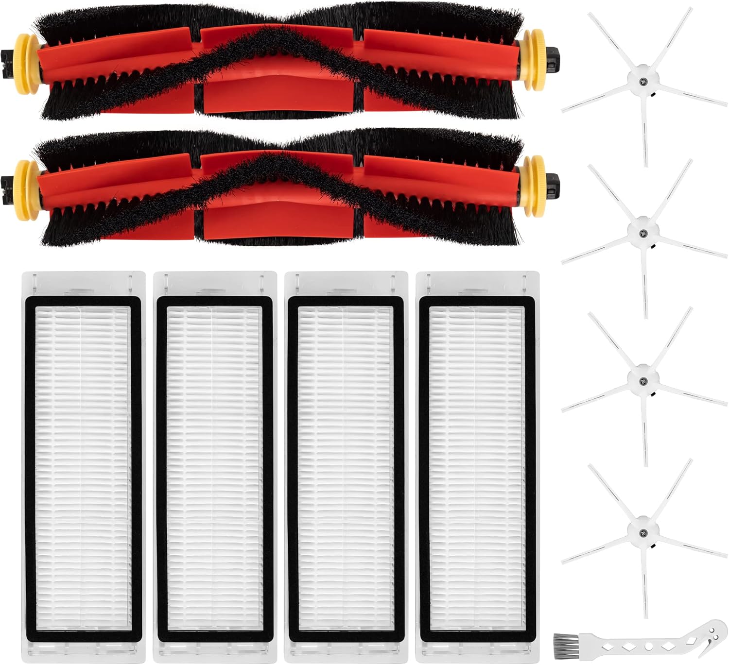 BlueStars Kit de accesorios de repuesto para aspiradoras Xiao.mi Robo.Rock E4, S4, S4 Max, S45 Max, S5, S5 Max, S6, S65, S6 MaxV, S6 Pure Robot