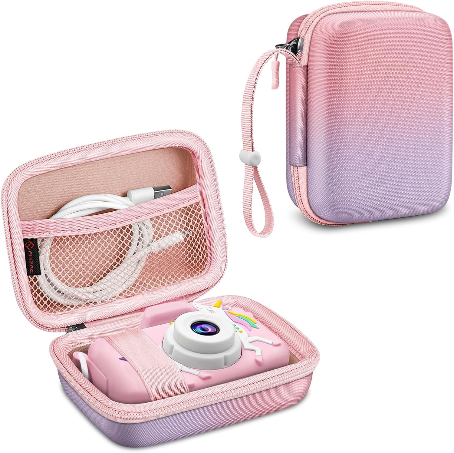 Fintie Funda para cámara infantil compatible con GoopowMgaoloCIMELRSecktonGKTZDesuccusOZMIAgoigoOurlifeUnicorn Kids Camera Toys & Video Camera,
