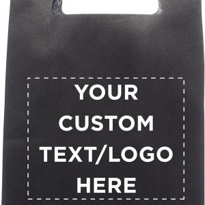 DISCOUNT PROMOS Bodega – Juego de 10 bolsas de mano ligeras personalizadas, reutilizables, ideales para comestibles, ferias comerciales, recuerdos DISCOUNT PROMOS Bodega – Juego de 10 bolsas de mano ligeras personalizadas, reutilizables, ideales para comestibles, ferias comerciales, recuerdos
