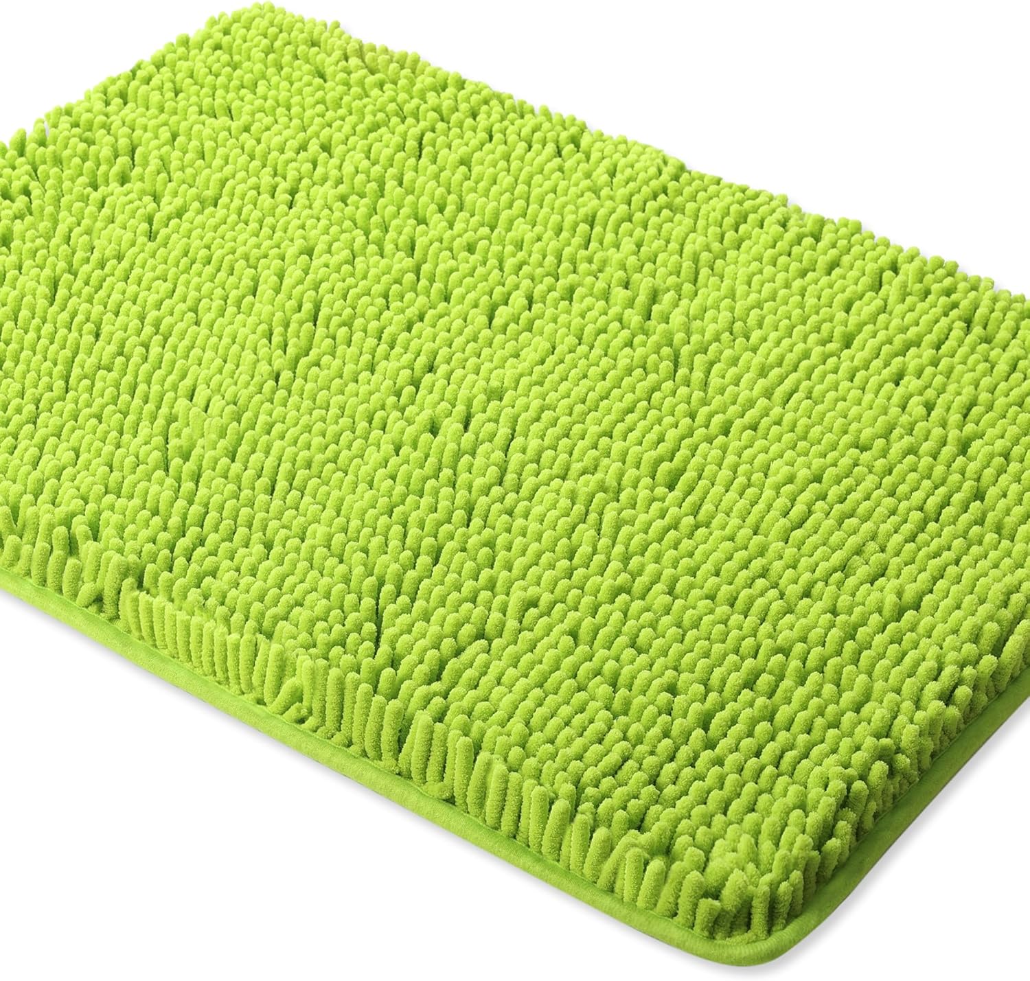 Yeaban Alfombras de baño de felpilla gruesa, absorbentes y lavables, antideslizantes, de felpa y suaves, para baño, cocina, ducha y fregadero, 17 x