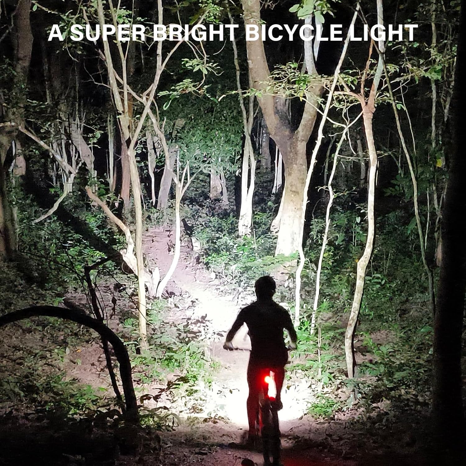 SOFIRN BS01 – Luces de bicicleta para montar en la noche, luz de bicicleta súper brillante, 2000 lúmenes, luz recargable USBC, faro de bicicleta