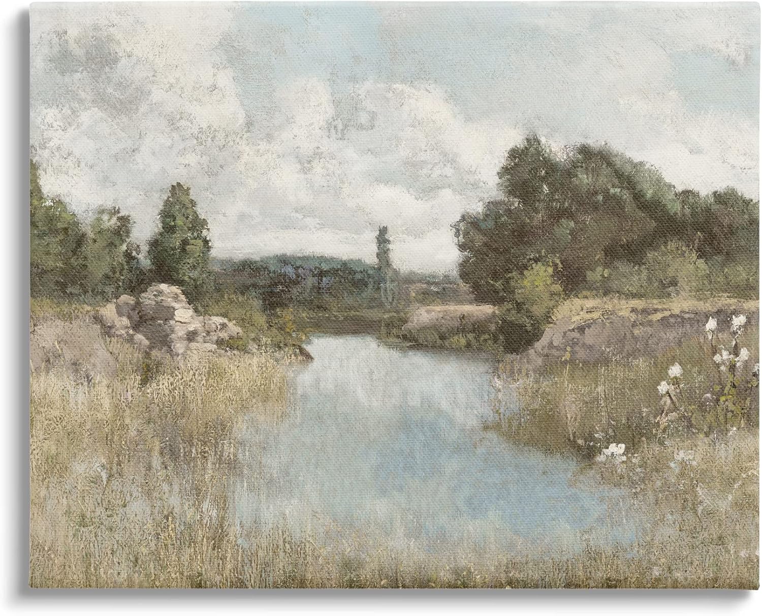 Stupell Industries Nature Stream Wilderness Creek – Lienzo decorativo para pared, diseño de Christy McKee