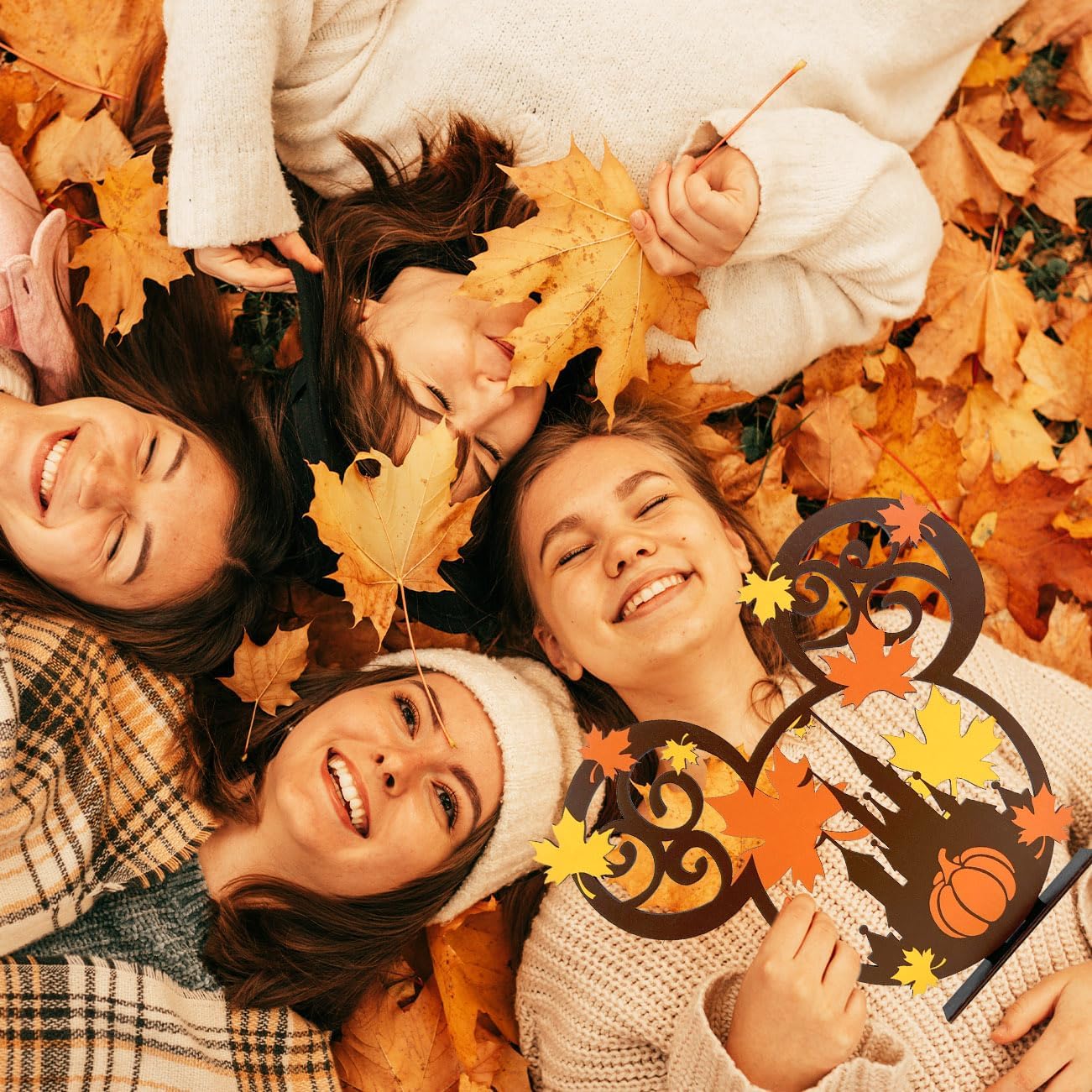 Letreros de decoración de mesa con texto en inglés “Happy Fall”, centro de mesa de madera de Acción de Gracias para otoño, cosecha de Acción de