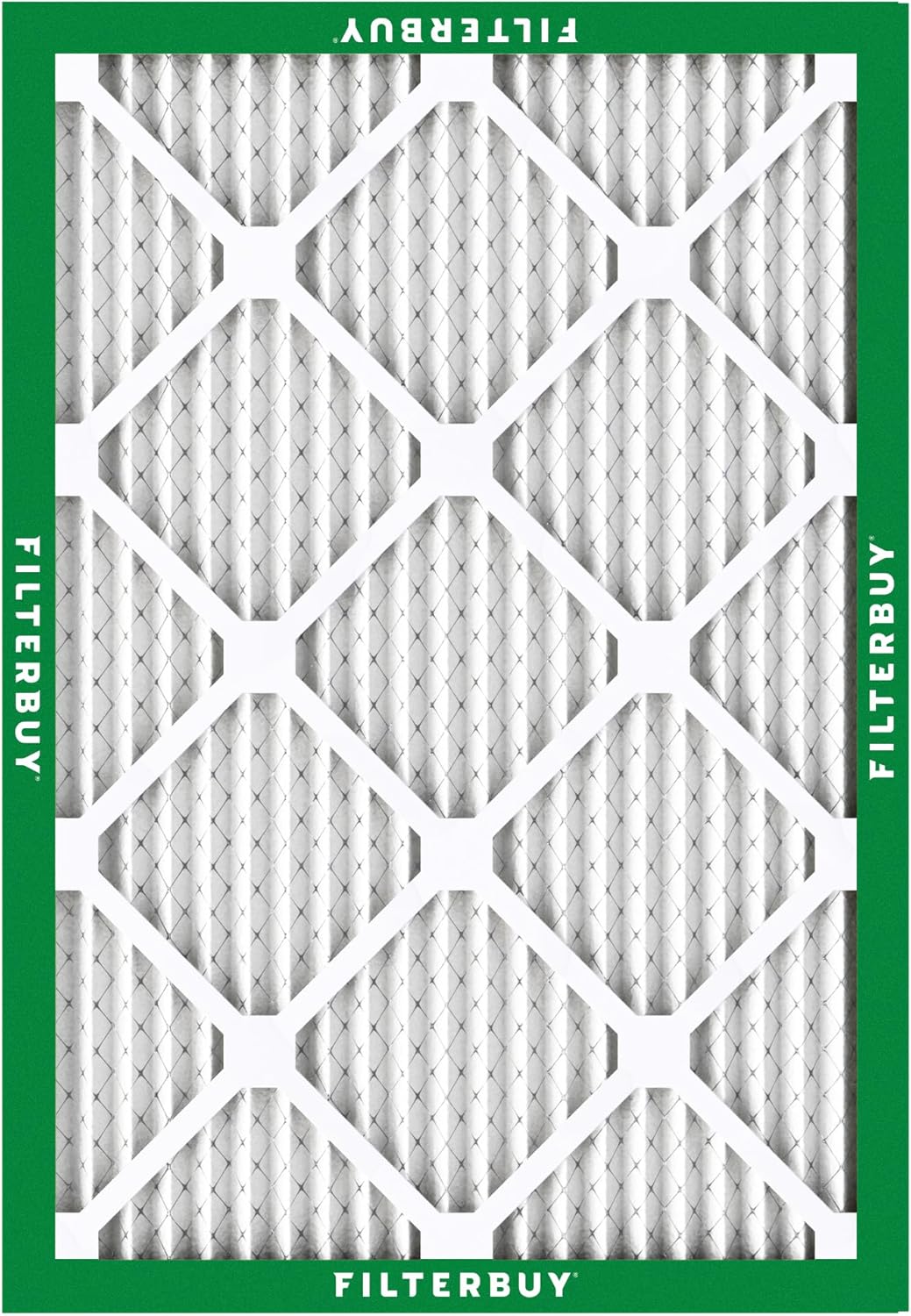 Filterbuy Filtro de aire de 17 x 22 x 1 pulgada MERV 8, protección contra el polvo (paquete de 5), filtros de aire de repuesto plisados HVAC para