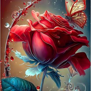 Huacan Kits de pintura de diamantes para adultos, diseño de mariposa rosa 5D, kit de arte de diamantes de taladro completo, puntos de diamante, arte Huacan Kits de pintura de diamantes para adultos, diseño de mariposa rosa 5D, kit de arte de diamantes de taladro completo, puntos de diamante, arte