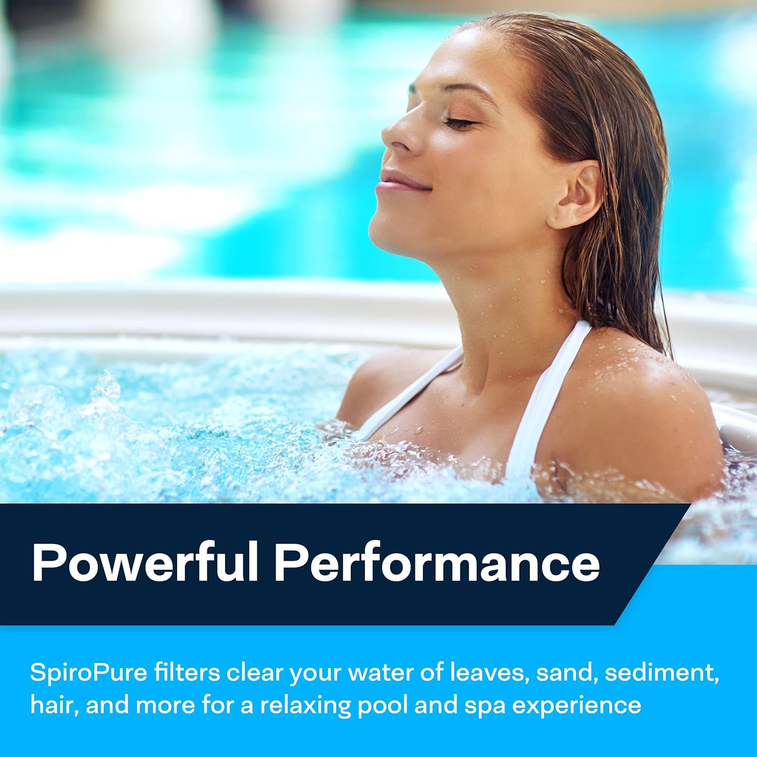 SpiroPure Reemplazo para Pleatco PTL50W-SV-P4 Unicel 6CH-50 Filbur FC-0340 Cartucho de repuesto para filtro de piscina de spa de bañera de