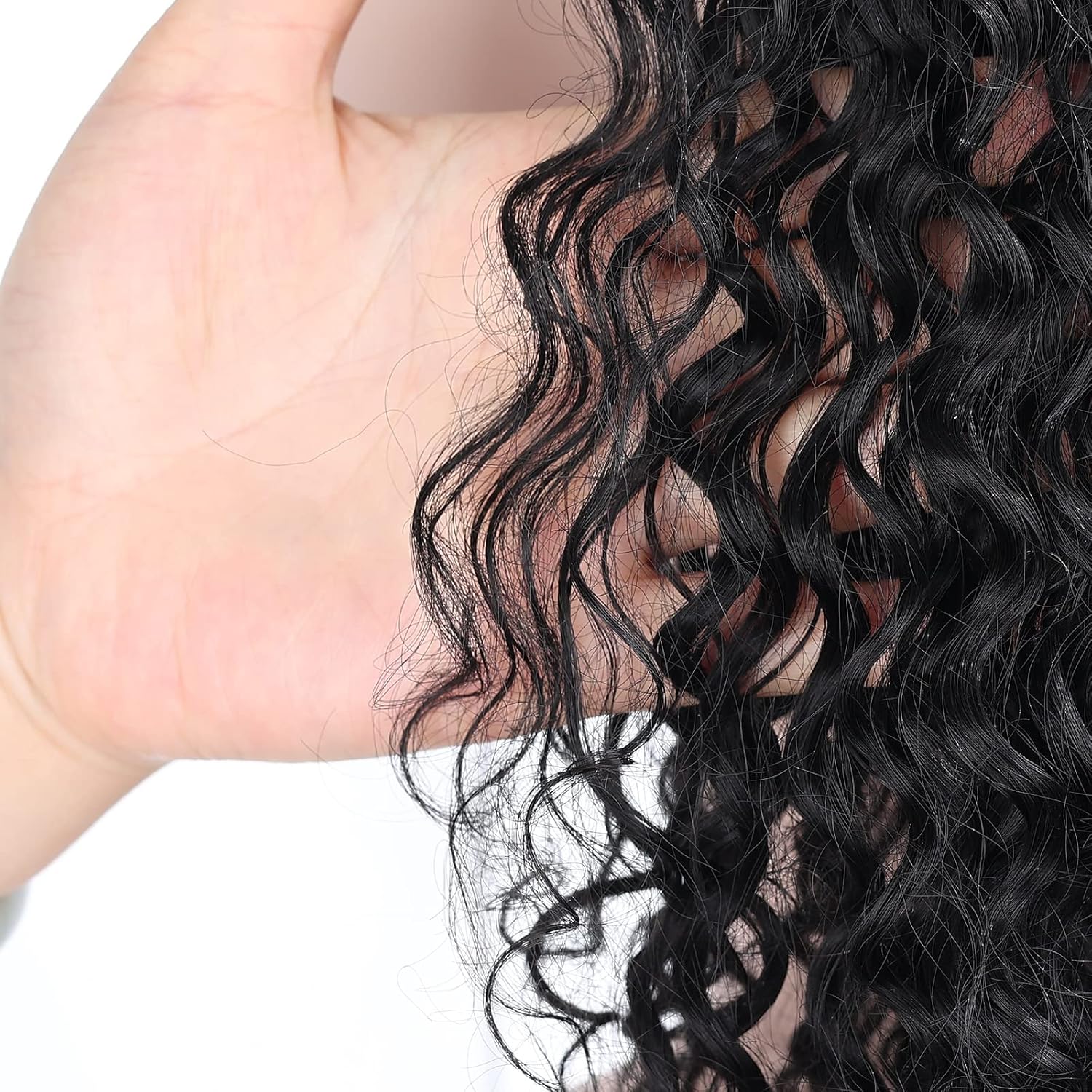 Cola de caballo con cordón para mujeres negras, extensión de cola de caballo rizada para mujeres negras, cola de caballo afro afro de cabello