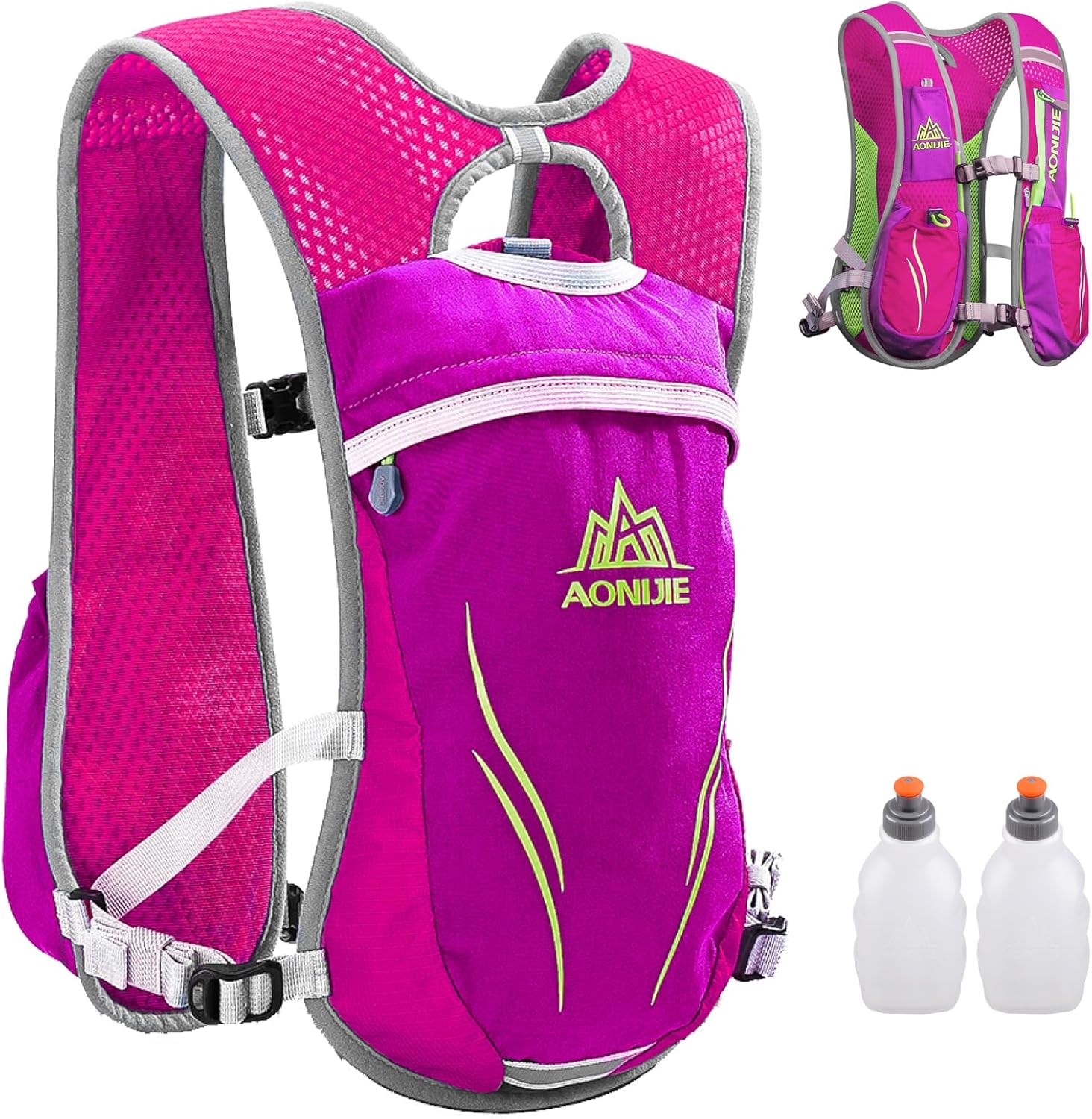 TRIWONDER Hydration Pack Backpack 5.5L Outdoors Mochilas Trail Marathoner Running Race Hydration Vest