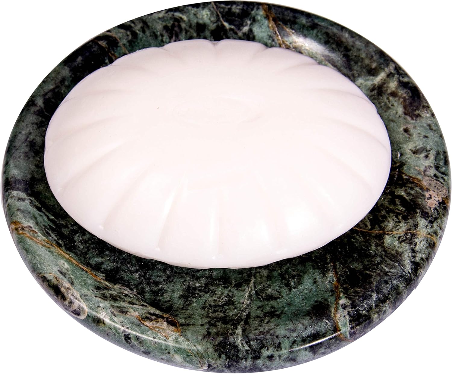 Jabonera de mármol verde  Soporte para platos de mármol pulido y brillante  Accesorio de baño bellamente hecho  por CraftsOfEgypt