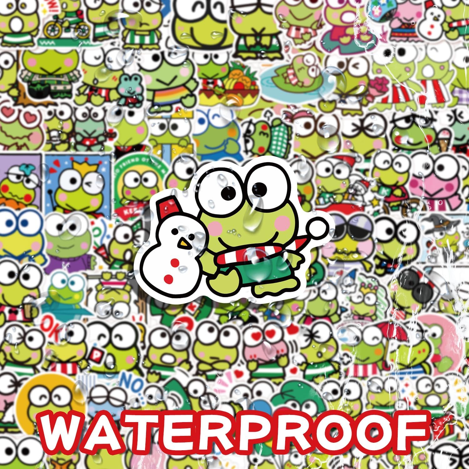 100 calcomanías de dibujos animados kawaii, calcomanías de vinilo impermeables para laptop, botellas de agua, patineta, guitarra, niños, niñas,