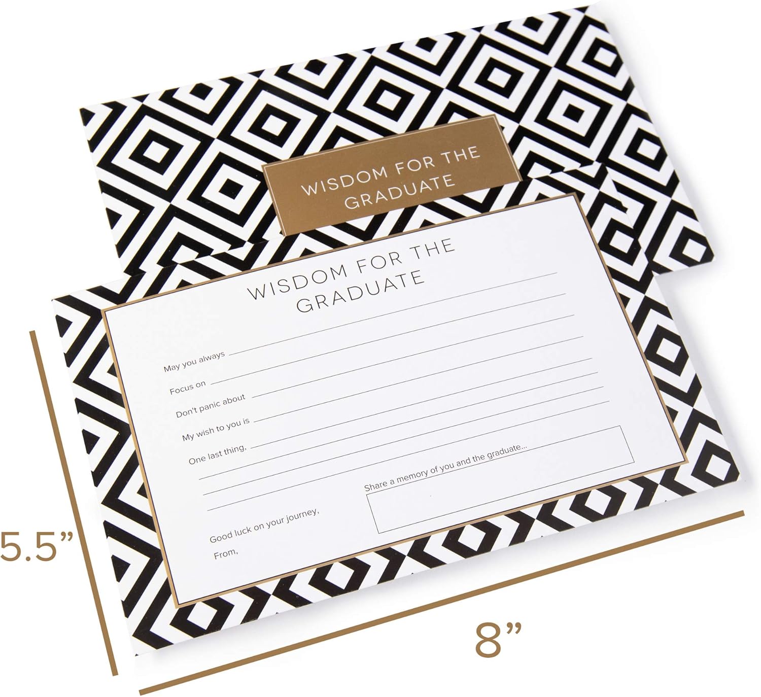 Hats Off! Juegos de graduación 4 en 1, paquete de 200  Trivia, tarjetas de consejos y 2 temas de graduación Libs  Recuerdos de fiesta a granel,