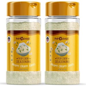 Popcorn Seasoning Dreamy Creamy Chives Gourmet – Paquete variado de sabor de palomitas de maíz, 2.5 onzas (paquete de 2) suministros para la noche Popcorn Seasoning Dreamy Creamy Chives Gourmet – Paquete variado de sabor de palomitas de maíz, 2.5 onzas (paquete de 2) suministros para la noche