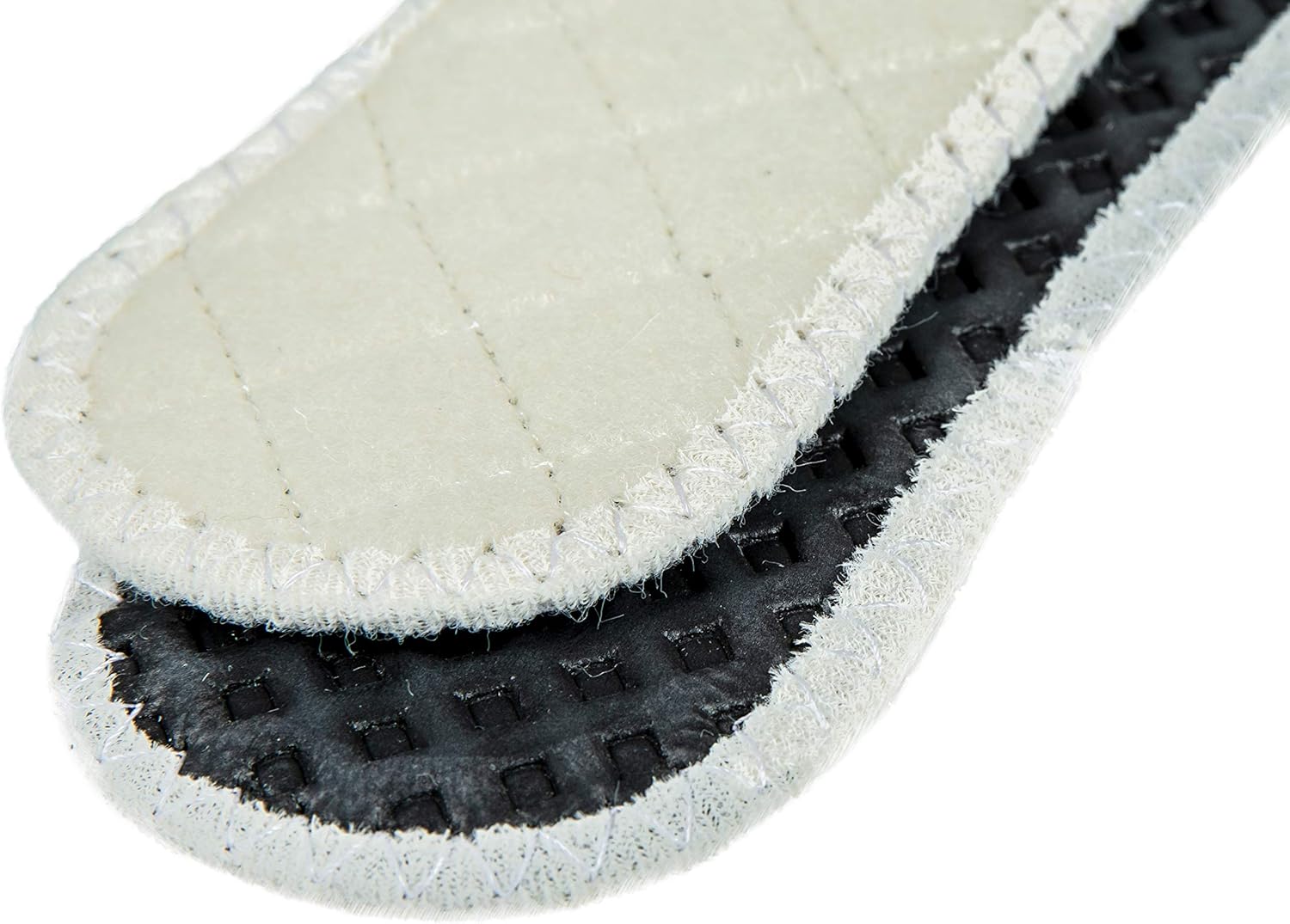 Plantillas de invierno de lana con capa aislante de aluminio y carbón activado para botas y zapatos, plantilla de repuesto para hombre y mujer,