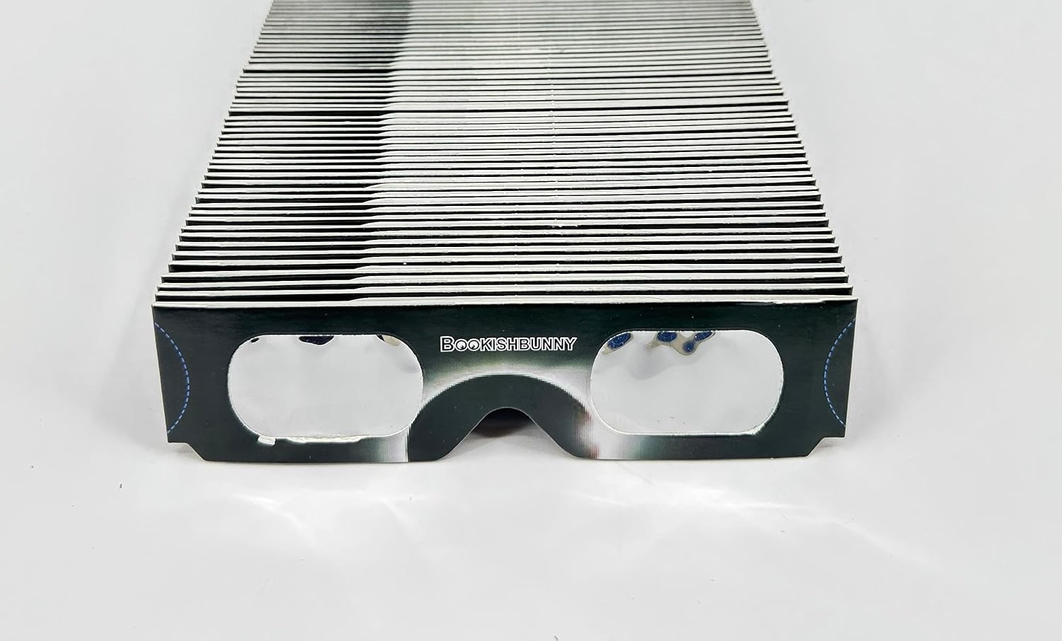 Bookishbunny 50 pares solares de los espectadores del eclipse de las gafas de papel de la visión del sol ISO certificó diversos patrones