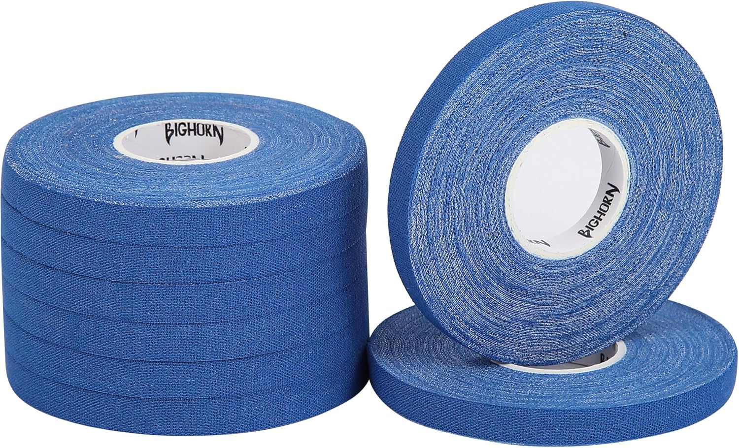 Bighorn Athletics Cinta para dedos Jiu-Jitsu, 0.3 pulgadas x 45 pies, 8 rollos (azul) – Cinta versátil para artes marciales, escalada y más