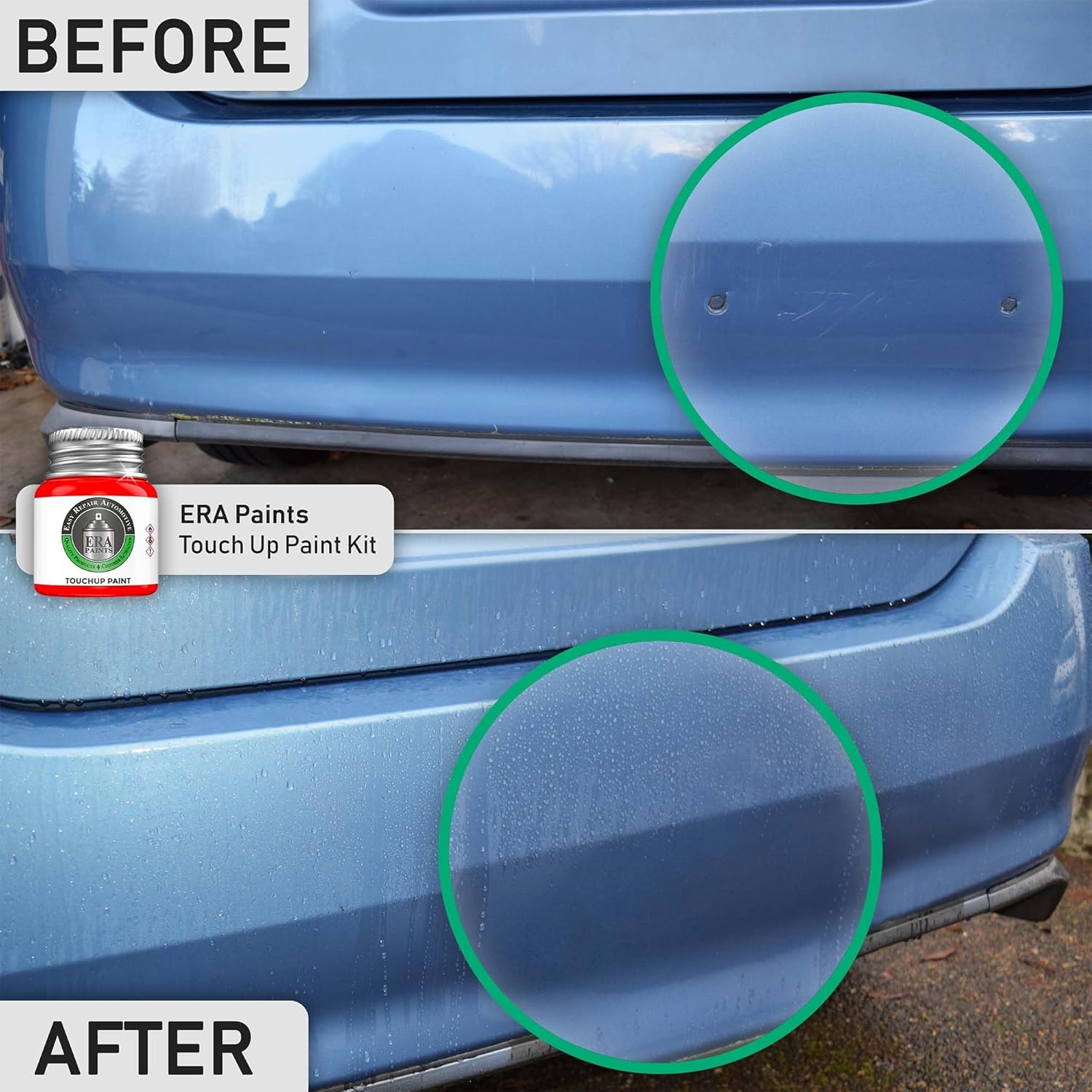 ERA Paints PBUKBU – True Blue Pearl para DODGE – Tarro de pintura de retoque automotriz de coincidencia exacta – Kit básico