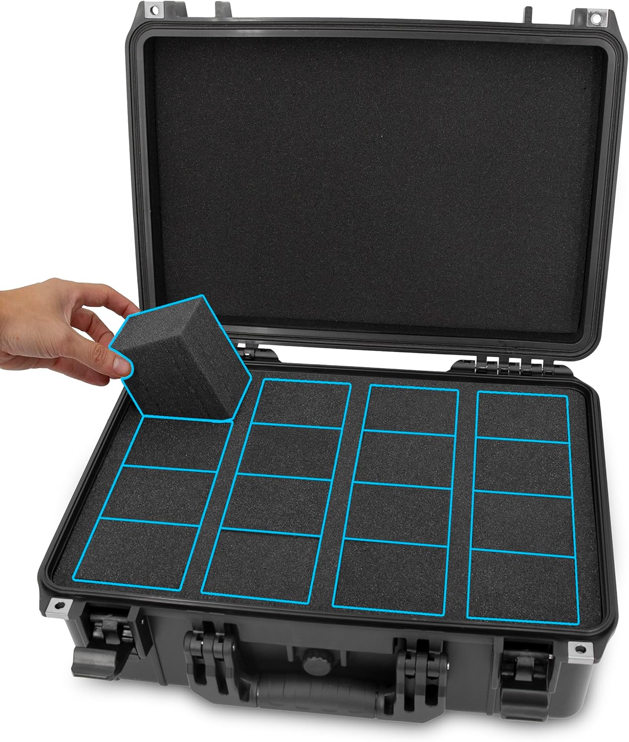 CASEMATIX Funda de tarjeta graduada Pro Edition compatible con más de 120 tarjetas comerciales deportivas BGS PSA, caja de tarjetas comerciales de