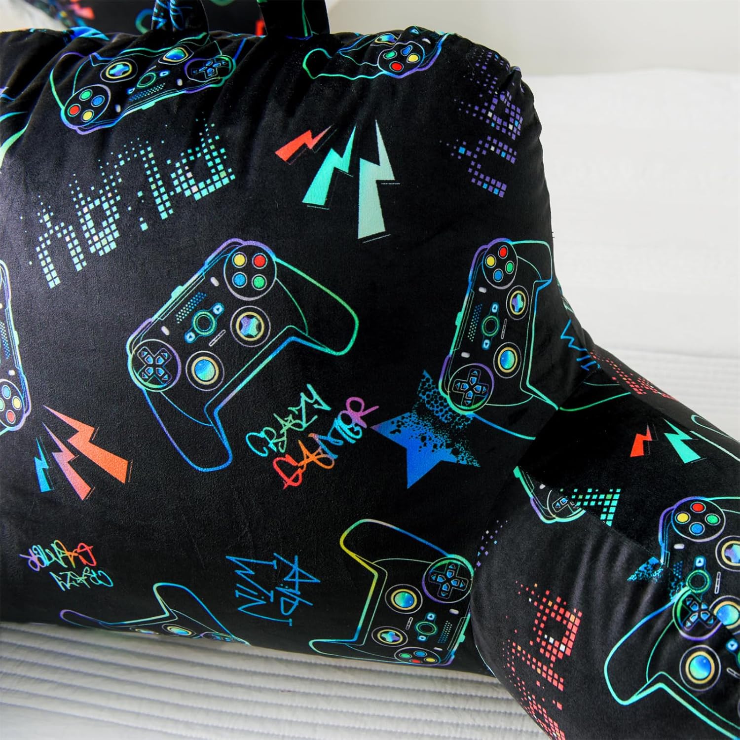 A Nice Night Almohada de descanso para la espalda de los niños para leer y ver la televisión, almohada de descanso para descansar con cómodo apoyo