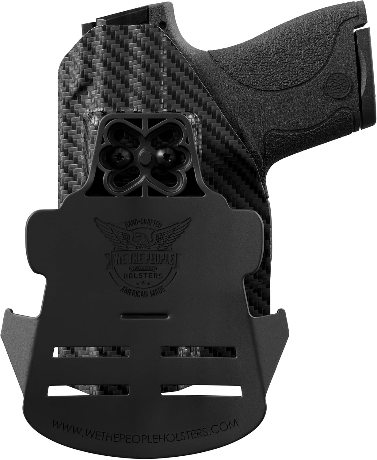 We The People Holsters – Fibra de carbono – Cinturón exterior abierto – Funda OWB Kydex – Conduccióninclinaciónretención ajustable