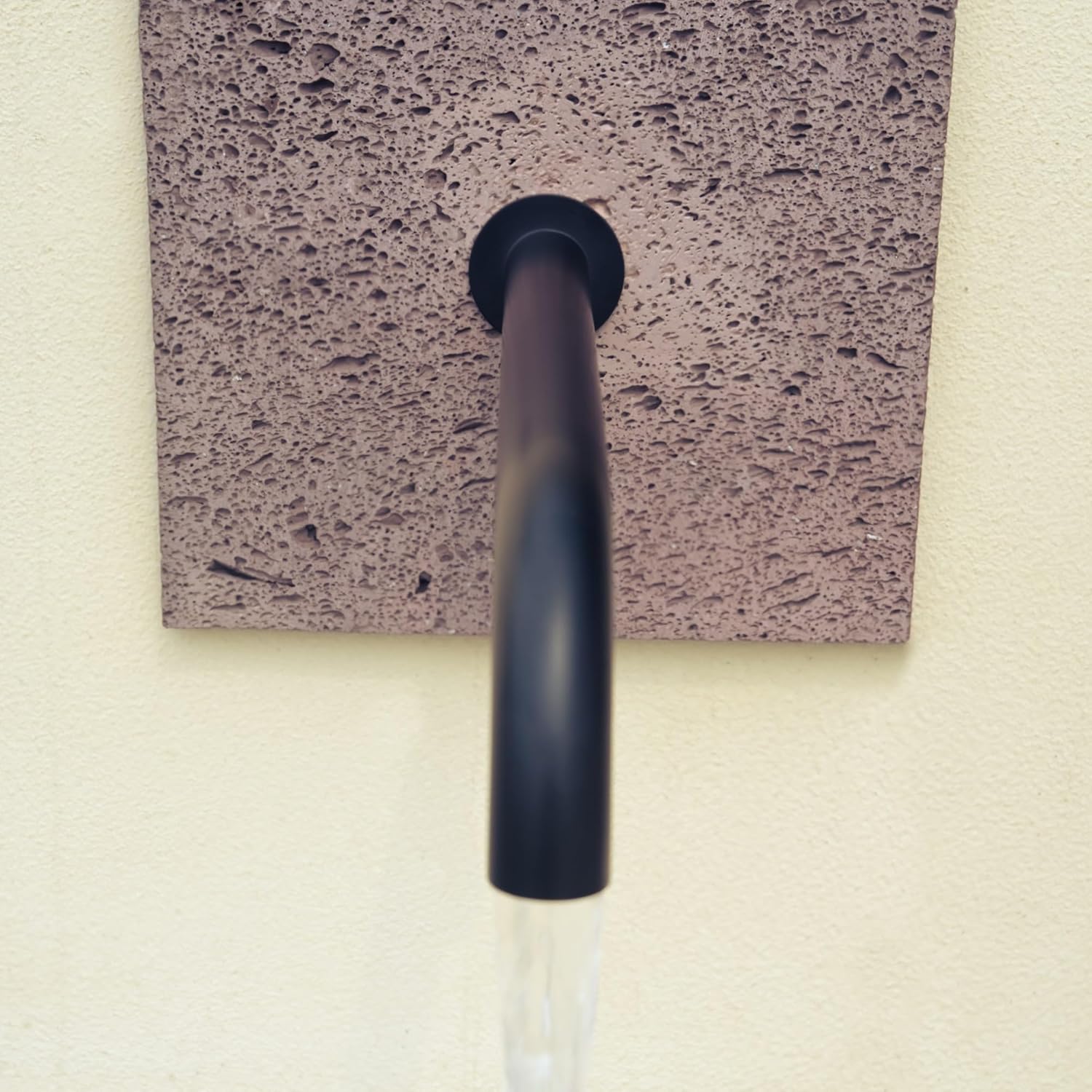 Exquisita boquilla de gancho de cascada hecha a mano de latón macizo para paisaje, fuente de agua, decoración de lujo para piscinas, estanques,
