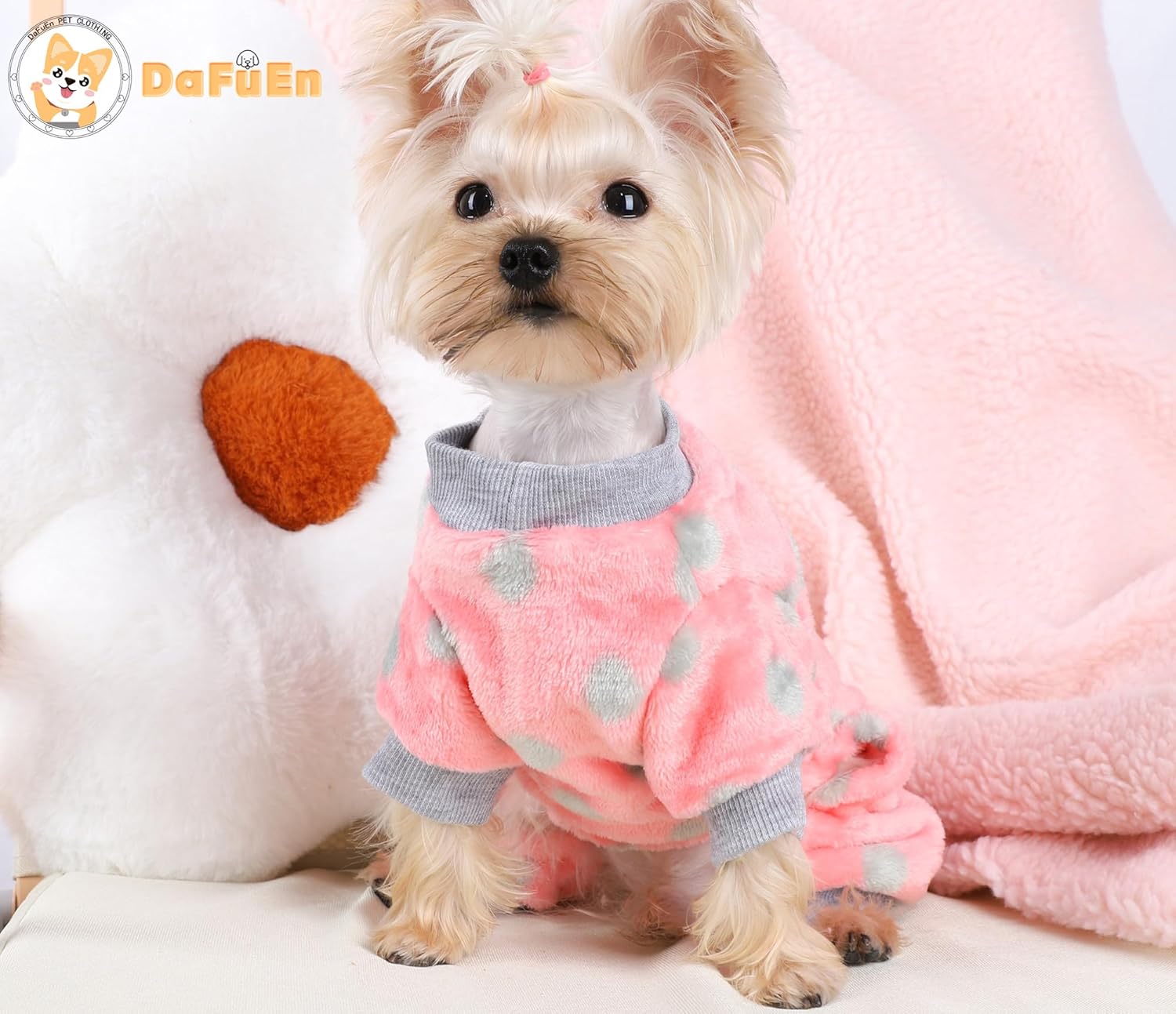 Pijamas para perros pequeños, niñas y niños, pijamas de invierno para cachorros de clima frío, suéter de 4 patas, ropa para chihuahua, yorkie, traje