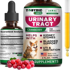 Cat & Dog Natural UTI Medicina y tratamiento de infección del tracto urinario con arándano – Suplemento de apoyo para riñón + vejiga – La mejor Cat & Dog Natural UTI Medicina y tratamiento de infección del tracto urinario con arándano – Suplemento de apoyo para riñón + vejiga – La mejor