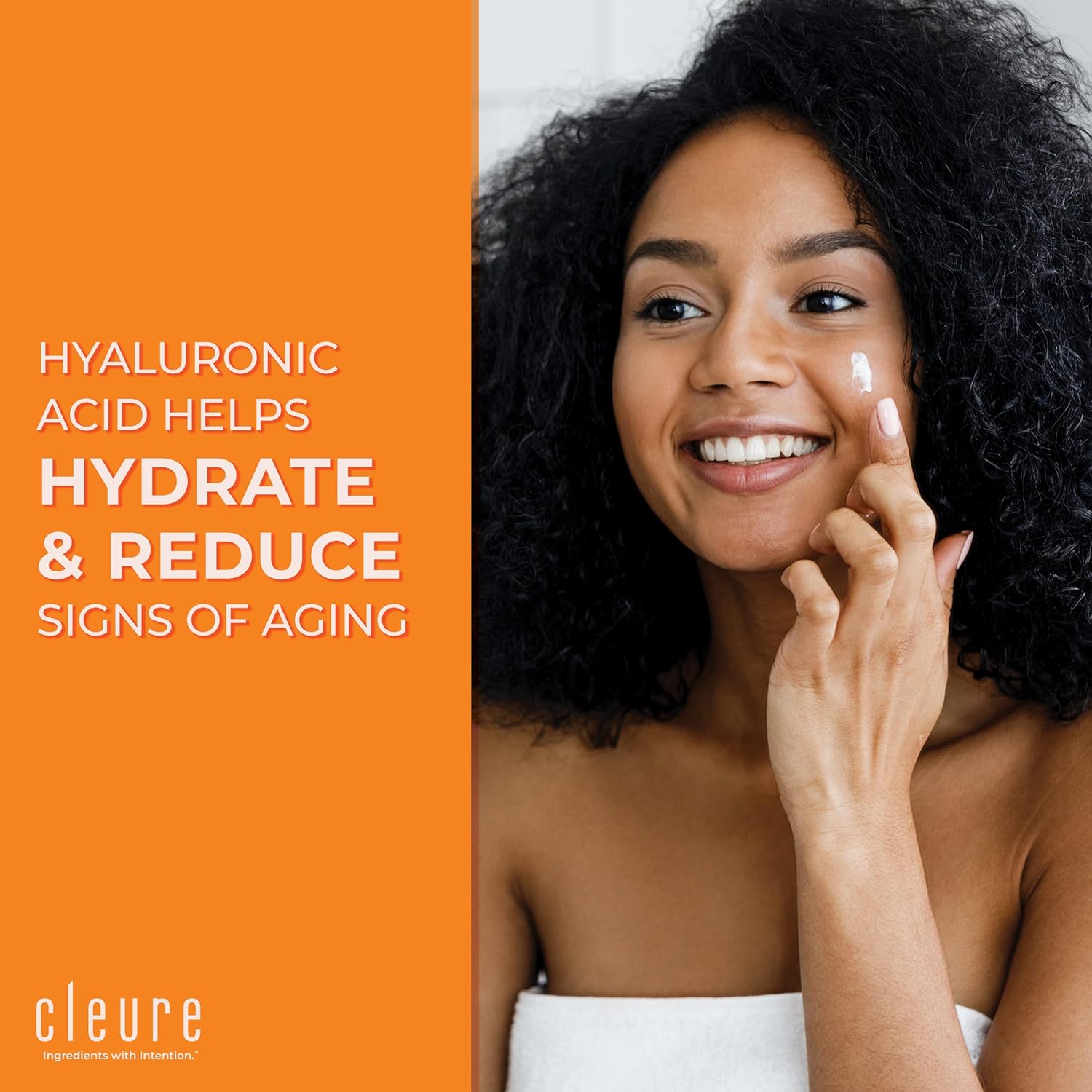 Cleure Crema de día antienvejecimiento e hidratante facial con manteca de karité pura para pieles sensibles, sin fragancia, sin gluten, salicilatos