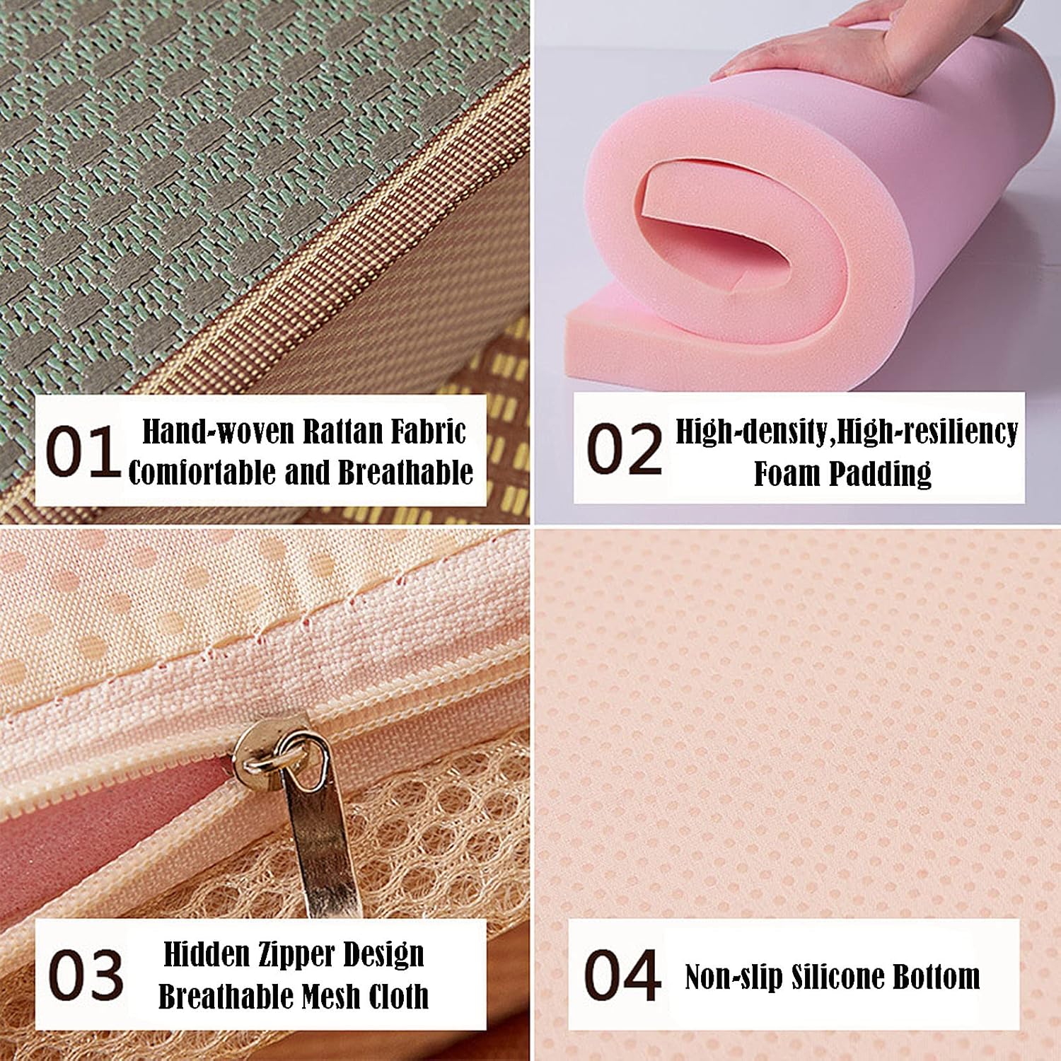 Almohadillas de asiento personalizadas, cojín elevador de silla de verano, tamaño personalizado, cojín de asiento fresco, cojín de banco para