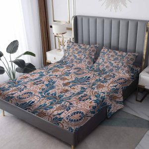 THYUNQ Juego de sábanas divididas tamaño King para cama ajustable, sábanas florales vintage, sábanas y fundas de almohada de microfibra suave, 5 THYUNQ Juego de sábanas divididas tamaño King para cama ajustable, sábanas florales vintage, sábanas y fundas de almohada de microfibra suave, 5