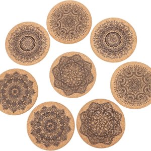 Coaster Cup Holder Set Mandala Art Coasters Coffee Cup Holder Natural Cork Coasters Drink Coasters Round Drinking Cup Cork Round Placemat Hotel Cup Coaster Cup Holder Set Mandala Art Coasters Coffee Cup Holder Natural Cork Coasters Drink Coasters Round Drinking Cup Cork Round Placemat Hotel Cup