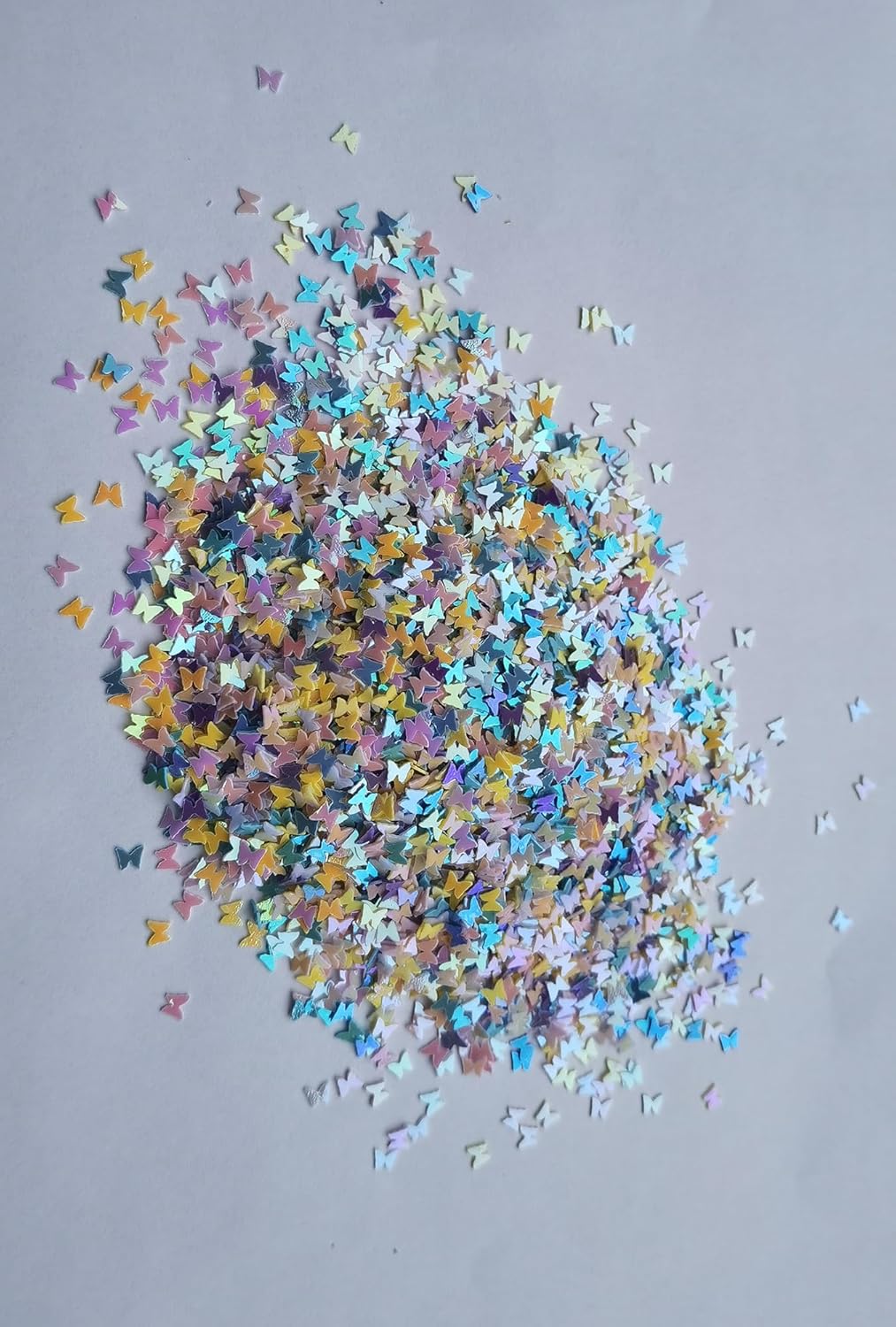 Confeti con purpurina con formas de mariposa para arte de uñas, suministros de limo, manualidades de resina, decoración del hogar, tarjetas de