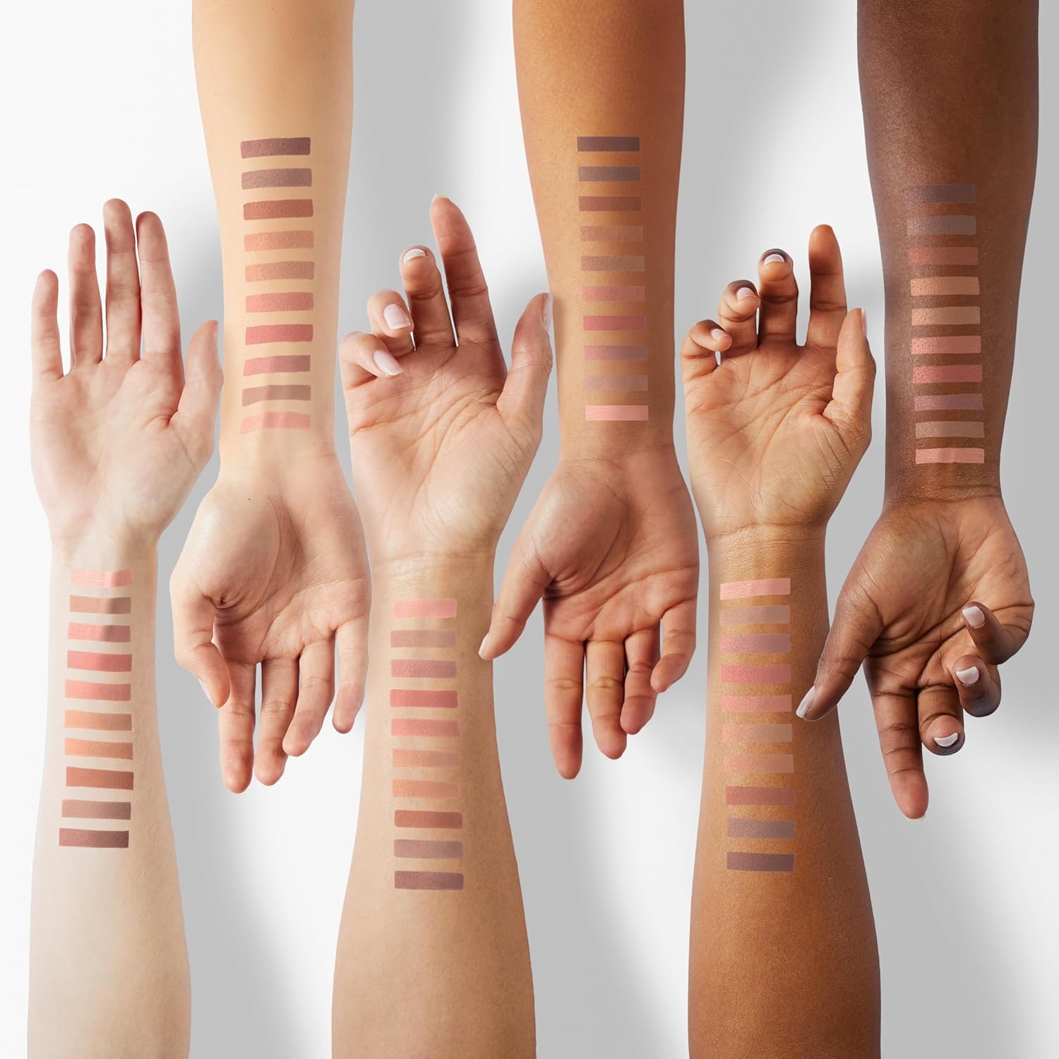 Paleta de sombras de ojos Naked Matte de 10 colores, color desnudo, gris pardo, marrón mate, tonos neutros para viajes, paleta de sombra de ojos