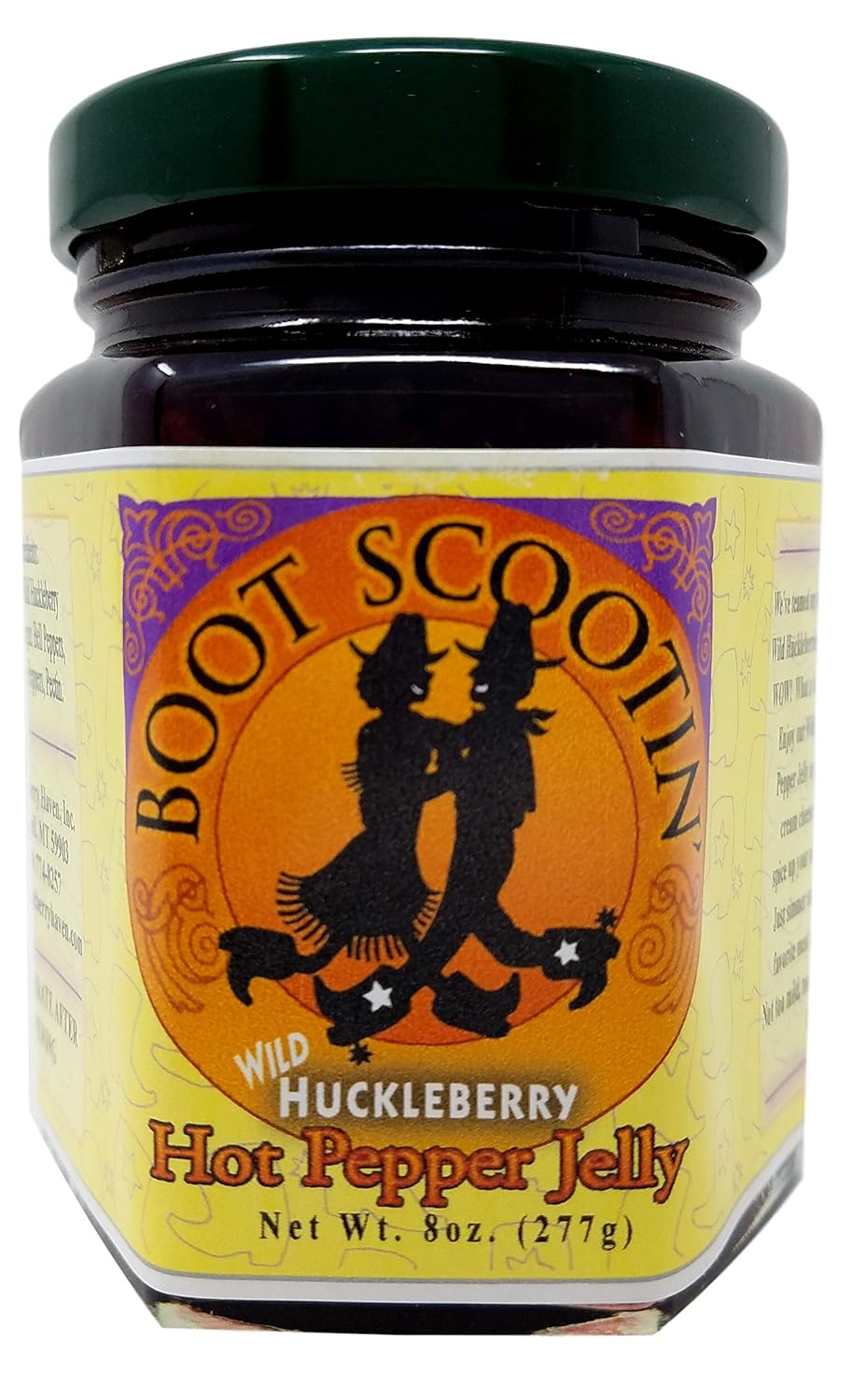 Jalea de pimiento picante Wild Huckleberry, 8 onzas, fabricada en Estados Unidos