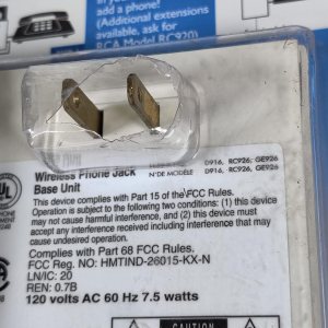 RCA Sistema de conector de teléfono inalámbrico RC926 RC926 RCA Sistema de conector de teléfono inalámbrico RC926 RC926