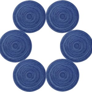 Topotdor – Manteles individuales redondos resistentes al calor, resistentes a las manchas, antideslizantes, lavables, de polipropileno Topotdor – Manteles individuales redondos resistentes al calor, resistentes a las manchas, antideslizantes, lavables, de polipropileno