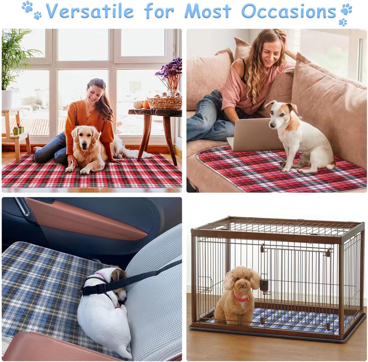 Almohadillas lavables para orina para animales pequeños, impermeables, reutilizables, almohadillas de entrenamiento para cachorros, almohadillas