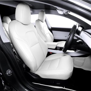 SUPER LINER Fundas de asiento de coche para Tesla Model 3, color blanco, fundas de asiento de coche para Tesla Model 3 2023 2022 2021 2020 5 SUPER LINER Fundas de asiento de coche para Tesla Model 3, color blanco, fundas de asiento de coche para Tesla Model 3 2023 2022 2021 2020 5