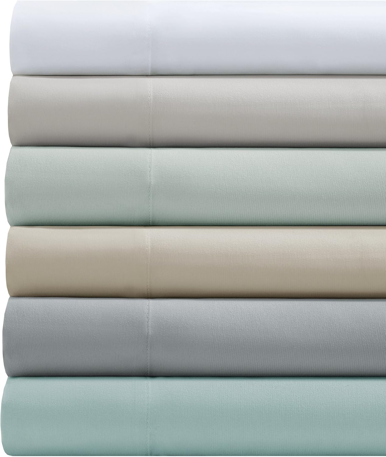 Comfort Spaces Coolmax – Juego de sábanas suaves que absorben la humedad, suaves y resistentes a la decoloración, bolsillo profundo elástico que se