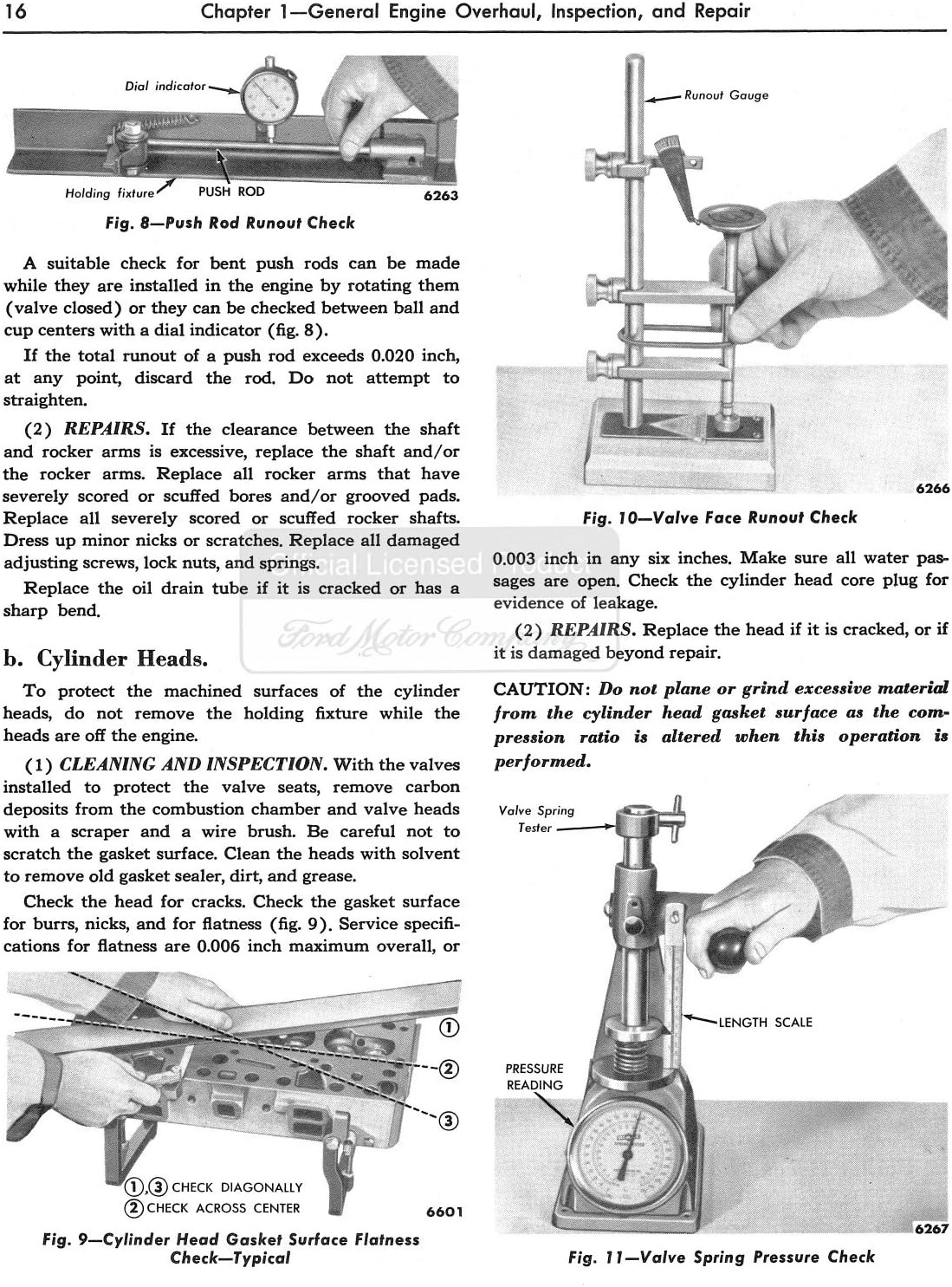 1956 Ford Pickup Truck Shop Manual de reparación
